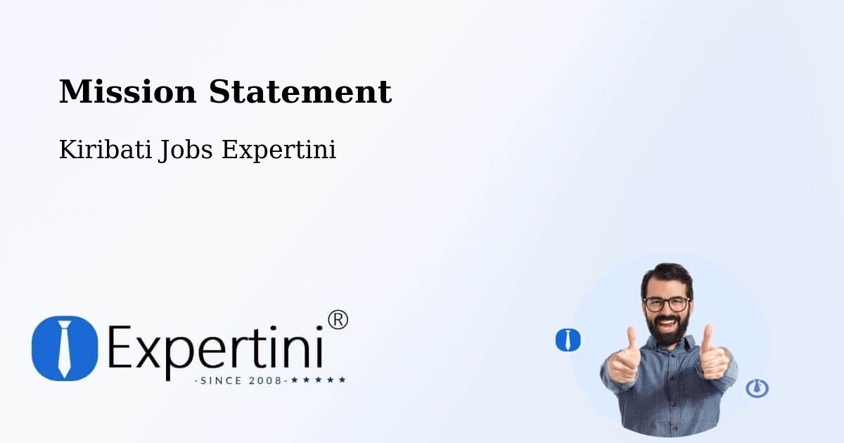 Corporate Mission – Tarawa - Kiribati Jobs Expertini